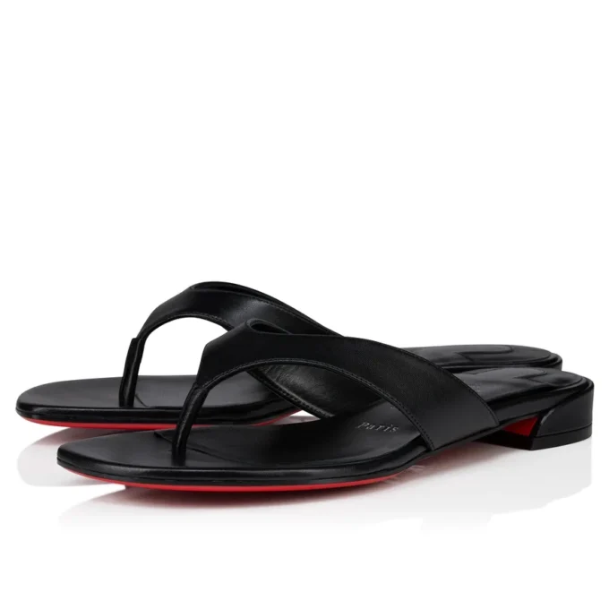 Sweet Janetonga – Thongs – Lamb Nappa Leather – Black – Women Sweet Janetonga – Thongs – Lamb Nappa Leather – Black – Women