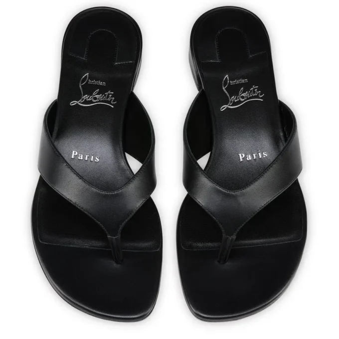 Sweet Janetonga – Thongs – Lamb Nappa Leather – Black – Women Sweet Janetonga – Thongs – Lamb Nappa Leather – Black – Women