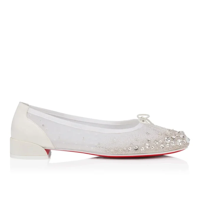 Sweetie Jane Sparkling – Ballerinas – Mesh and Strass – Bianco – Women Sweetie Jane Sparkling – Ballerinas – Mesh and Strass – Bianco – Women