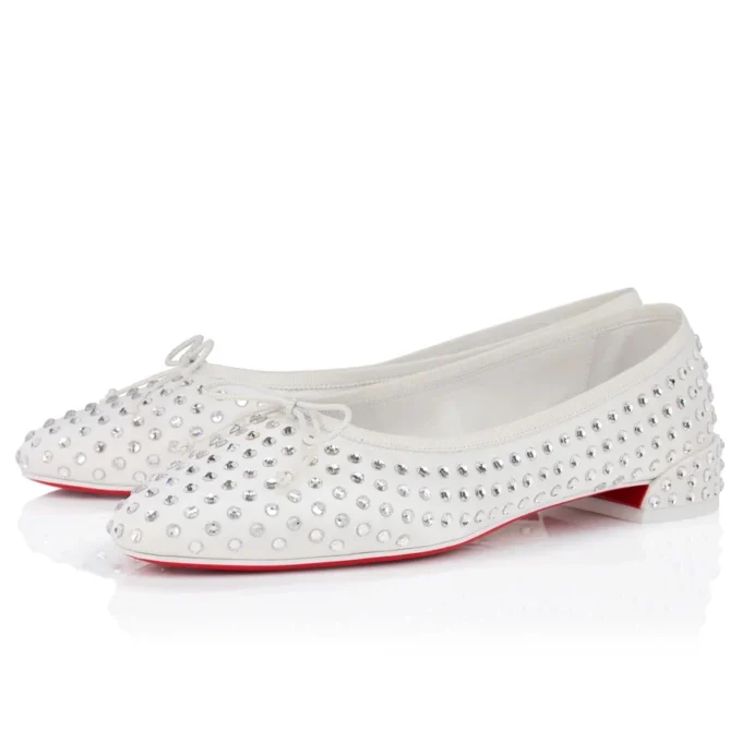 Sweetie Jane Strass Boum – Ballerinas – Crepe Satin – Version Ivory – Women Sweetie Jane Strass Boum – Ballerinas – Crepe Satin – Version Ivory – Women