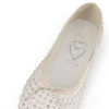 Sweetie Jane Strass Boum – Ballerinas – Crepe Satin – Version Ivory – Women Sweetie Jane Strass Boum – Ballerinas – Crepe Satin – Version Ivory – Women