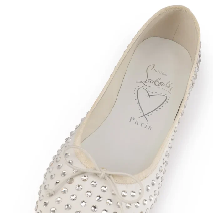 Sweetie Jane Strass Boum – Ballerinas – Crepe Satin – Version Ivory – Women Sweetie Jane Strass Boum – Ballerinas – Crepe Satin – Version Ivory – Women