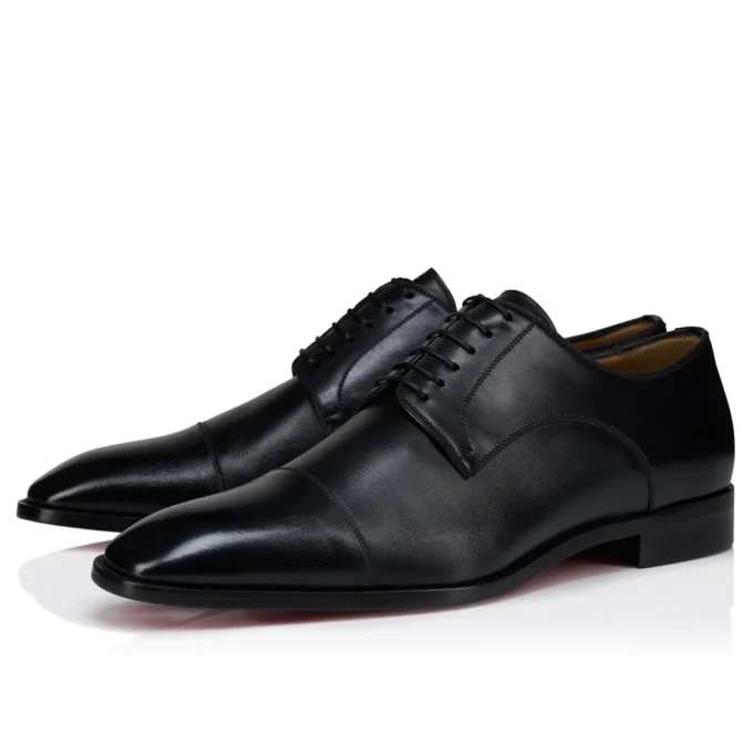 Top 5 – Derbies – Calf Leather – Black – Men
