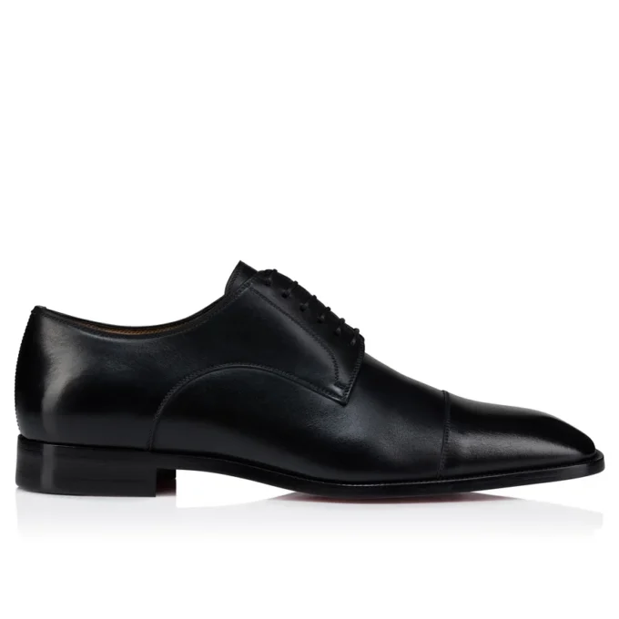 Top 5 – Derbies – Calf Leather – Black – Men