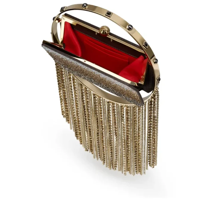 Trapeze – Clutch – Suede and Strass – Multicolor Trapeze – Clutch – Suede and Strass – Multicolor