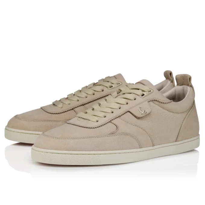 Tutti Rui – Sneakers – Grained Calf Leather – Beige – Men Tutti Rui – Sneakers – Grained Calf Leather – Beige – Men