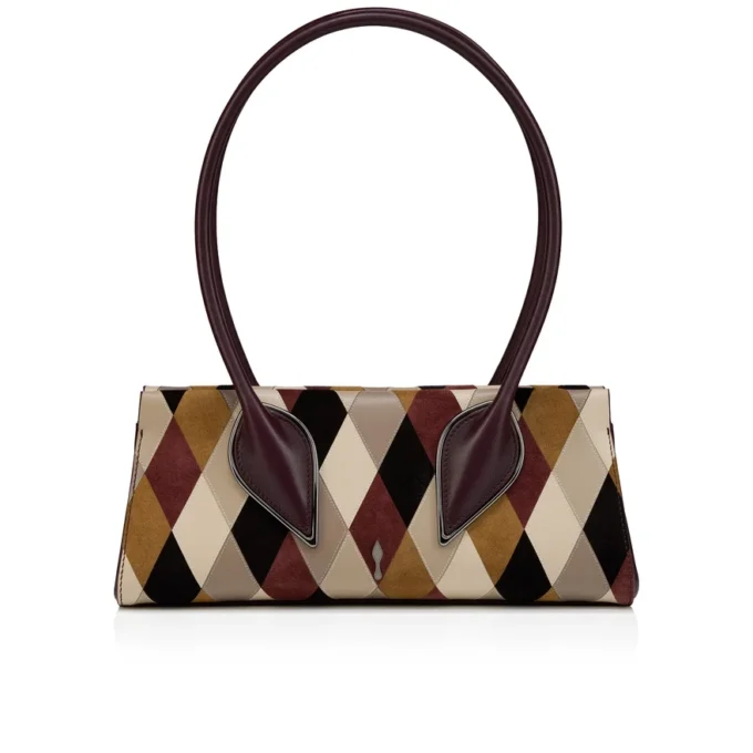 Venus – Shoulder Bag – Diamond-Shaped Calf Leather – Multicolor