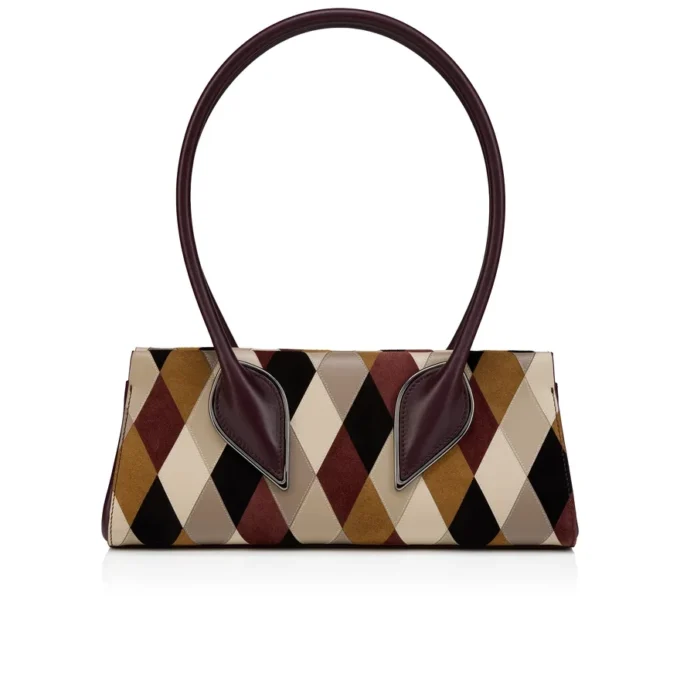 Venus – Shoulder Bag – Diamond-Shaped Calf Leather – Multicolor