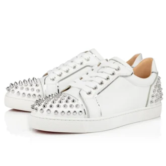 Vieira 2 – Sneakers – Calf Leather and Laminated Calf Leather – Bianco – Women