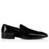 Yaki – Loafers – Patent Calf Leather and Veau Velours – Black – Men