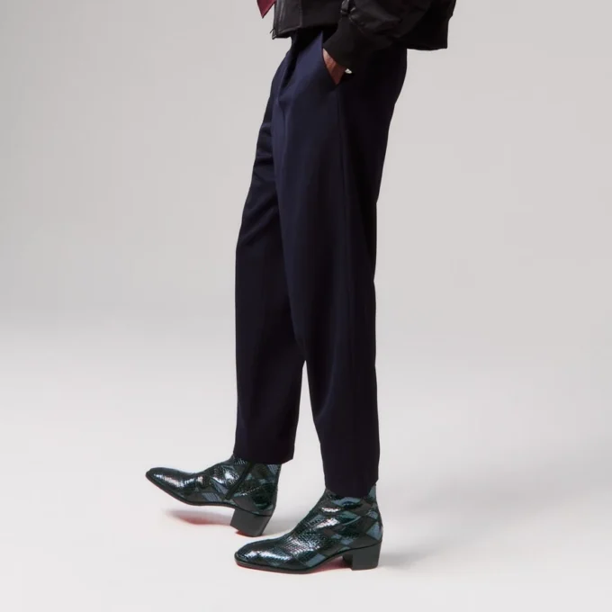 Ziggissimo Forever – Boots – Patchwork Watersnake Leather – Black – Men Ziggissimo Forever – Boots – Patchwork Watersnake Leather – Black – Men