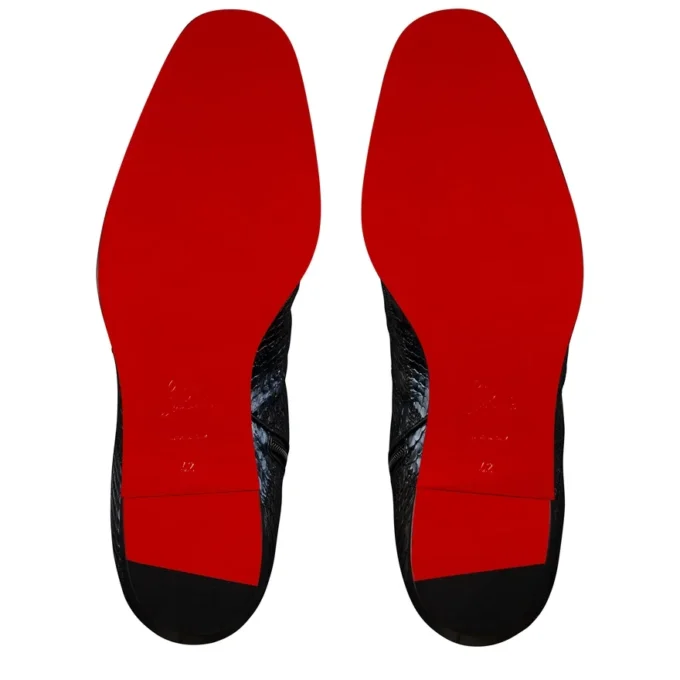 Ziggissimo Forever – Boots – Patchwork Watersnake Leather – Black – Men Ziggissimo Forever – Boots – Patchwork Watersnake Leather – Black – Men